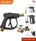 4330 Psi Professional Power Washer Gun With 5 Interchangeable Spray Tips