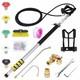 4.8/5.8m High Pressure Power Washer Wand Lance Spray Nozzles Telescopic 4000psi
