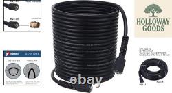 50 FT M22 14mm Power Washer Hose, 3600 PSI Anti-Twist for Easy Use