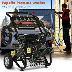 6.5HP Petrol Pressure Washer 3950PSI /272BAR Power Jet Wash With5 Nozzles 12M Hose