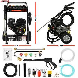 6.5HP Petrol Pressure Washer 3950PSI /272BAR Power Jet Wash With5 Nozzles 12M Hose