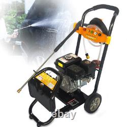 7.5HP 2465PSI Pro Petrol High Power Pressure Jet Washer Cleaner OHV Engine HOT