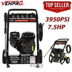 7.5HP Petrol Pressure Washer High Power 3950PSI Jet Washing Car Patio Cleaner