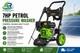 7hp Petrol Pressure Washer 3950 Psi High Power Jet Washer