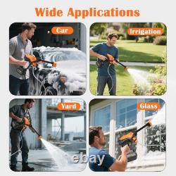 AOODIL Cordless Pressure Washer Battery Powered, 1200 PSI Portable orange