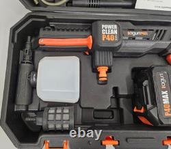 Aguri Power Clean P40 Max Cordless Pressure Washer 45 Bar with 1 x 4.0AH Battery