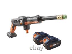 Aguri Power Clean P40 Max Cordless Pressure Washer 45 Bar with 2 x 4.0AH Battery
