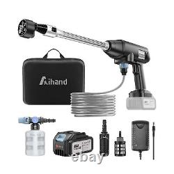 Aihand Cordless Pressure Washer, 652PSI Portable Power Cleaner with Rechargea