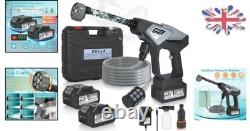 Battery-Powered 6-in-1 Pressure Washer 728 PSI for Cars, Floors & Gardens