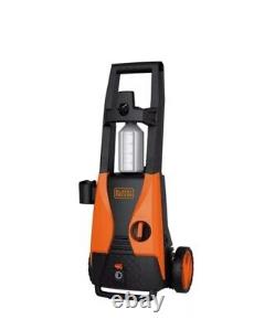 Black & Decker 1500PSI Pressure Washer 1400W With Foam Spray Bottle High Power