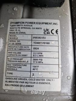 CHAMPION PETROL PRESSURE WASHER 2600 PSI Petrol Pressure Washer RRP £399
