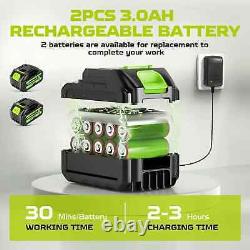 CQWLKEJ Cordless Pressure Washer, 652PSI Bushless Portable Green Black