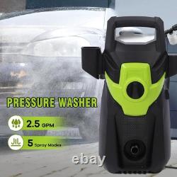 Car Electric Pressure Washer 3500PSI 2.8GPM 32FT Power Cord 32FT Hose High