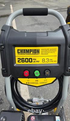 Champion 2600 PSI 179 Bar 196cc Engine, 8.3 LPM AR Pump Petrol Pressure Washer