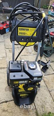 Champion Petrol Pressure Washer Jet Wash Patio Cleaner 179Bar 2600PSI Hose Power