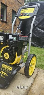 Champion Petrol Pressure Washer Jet Wash Patio Cleaner 179Bar 2600PSI Hose Power