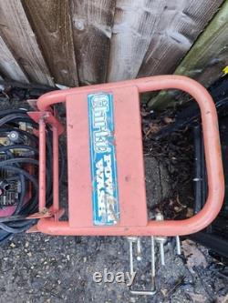 Clarke Petrol Power Washer PLS190 6.5HP 2697 PSI 12.5 Litres PM Red Used