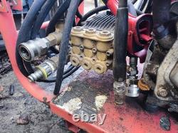 Clarke Petrol Power Washer PLS190 6.5HP 2697 PSI 12.5 Litres PM Red Used