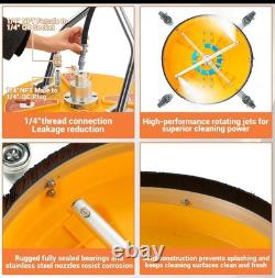 Cleaner Washer Surface 20Dual Handle 4 Wheels 4500PSI Tool Daily Pressure Power