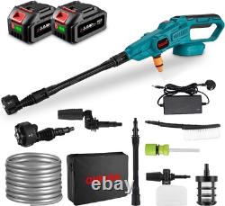 Cordless Jet Wash Car Pressure Washers 1200PSI 6-in-1 Multi-Spray Nozzle Ca