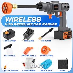 Cordless Portable Pressure Washer 700PSI Battery Pressure Washer Battery Pow