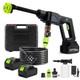 Cordless Power Washer 960psi, Portable Cleaner With Foam Cannon Kit Black