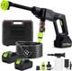 Cordless Power Washer 960psi, Portable Cleaner With Foam Cannon Kit Dual Water
