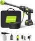 Cordless Pressure Washer 1x4000mah Batteries, 870 Psi Portable Power Cleaner Jet