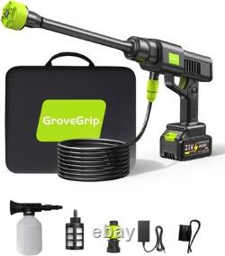 Cordless Pressure Washer 1X4000mAh Batteries, 870 PSI Portable Power Cleaner Jet