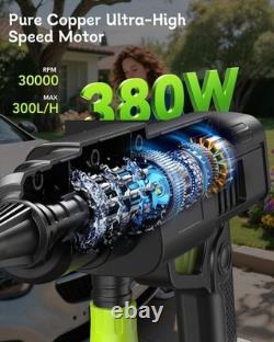 Cordless Pressure Washer 1X4000mAh Batteries, 870 PSI Portable Power Cleaner Jet