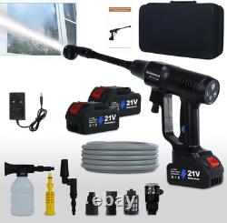 Cordless Pressure Washer 200Bar 2900Psi Portable Power Cleaner 2xBattery UK