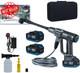 Cordless Pressure Washer 200bar 2900psi With 2 Batteries For Car Garden Cleaning