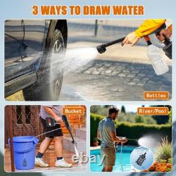 Cordless Pressure Washer, 22500mAh Battery Power 500 PSI High