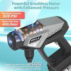 Cordless Pressure Washer 6-in-1 Portable Power Washer for Home & Garden Cleaning