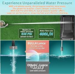 Cordless Pressure Washer, 6 in 1 Portable Power Washer for Patio and Car, Bat