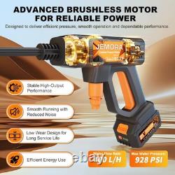 Cordless Pressure Washer 6-in-1 Portable Power Washer with 2 Batteries 5m Hose