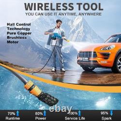 Cordless Pressure Washer, 750PSI Portable Power Cleaner with 4.0Ah 20V