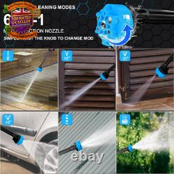 Cordless Pressure Washer 850PSI Portable 6 in 1 Nozzle Car Garden Power Cleaner