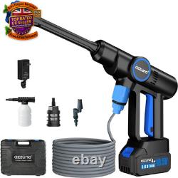 Cordless Pressure Washer 850PSI Portable 6 in 1 Nozzle Car Garden Power Cleaner