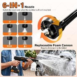 Cordless Pressure Washer 900PSI, Portable Power with 2x21V Black