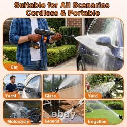 Cordless Pressure Washer 900PSI, Portable Power with 2x21V Black
