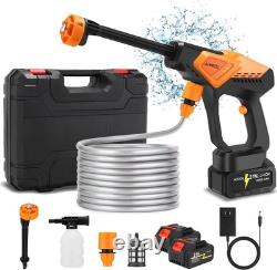 Cordless Pressure Washer Battery Powered, 1200 PSI Portable Brushless Power Wash