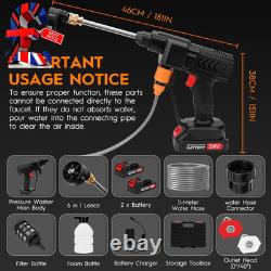 Cordless Pressure Washer Battery Powered, 950PSI Portable Cordless Power Washer