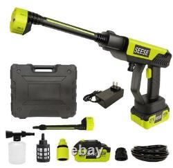 Cordless Pressure Washer Gun 1000 PSI Portable Electric Washer for Vehicle