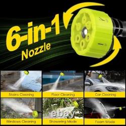 Cordless Pressure Washer Gun 1000 PSI Portable Electric Washer for Vehicle