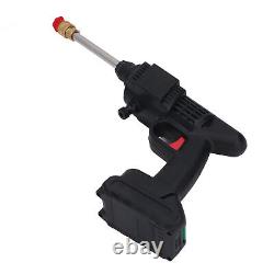 Cordless Pressure Washer Gun Battery Powered 725PSI Adjustable Cleaner 100-240V