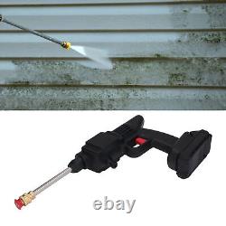 Cordless Pressure Washer Gun Battery Powered 725PSI Adjustable Cleaner 100-240V