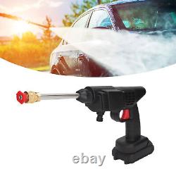 Cordless Pressure Washer Gun Battery Powered 725PSI Adjustable Cleaner 100-240V