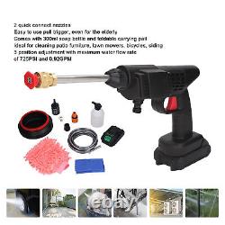 Cordless Pressure Washer Gun Battery Powered 725PSI Adjustable Portable Clea New