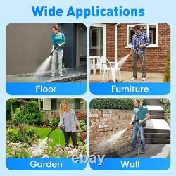 Cordless Pressure Washer Powerful, Portable, 6-in-1 Battery Power for Cars